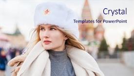  Presentation with beauty beautiful autumn in japanese - Presentation theme enhanced with patriotic christmas - russian beauty portrait background and a  colored foreground