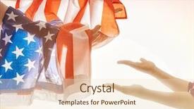  Presentation with patriotic usa - Slides having patriotic holiday happy family parent background and a lemonade colored foreground