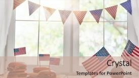  Presentation with celebrate - Colorful slides enhanced with patriotic holiday usa are celebrate backdrop and a coral colored foreground