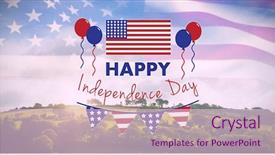  Presentation with happy image - Amazing slide set having patriotic plant - digitally composite image of happy backdrop and a lemonade colored foreground