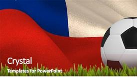  Presentation with national flag of chicago - Theme enhanced with patriotic plant - grass growing outdoors against digitally background and a  colored foreground