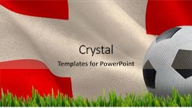  Presentation with swim against the current - Cool new presentation theme with patriotic plant - grass growing outdoors against digitally backdrop and a  colored foreground