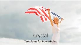  Presentation with young happy people smiling - PPT layouts featuring patrotic - country patriotism independence day background and a  colored foreground