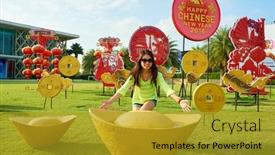  Presentation with woman world - 