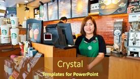  Presentation with corporation - Audience pleasing theme consisting of pattaya-thailand-february-20-2016 backdrop and a tawny brown colored foreground