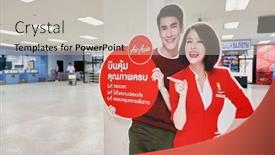  Presentation with cities - Colorful presentation design enhanced with pattaya-thailand-february-26-2016 backdrop and a soft green colored foreground