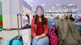  Presentation with cities - Slide deck enhanced with pattaya-thailand-february-26-2016 background and a light blue colored foreground