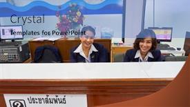  Presentation with cities - Slide set consisting of pattaya-thailand-february-26-2016 background and a light blue colored foreground