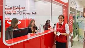  Presentation with cities - Audience pleasing theme consisting of pattaya-thailand-february-26-2016 backdrop and a coral colored foreground