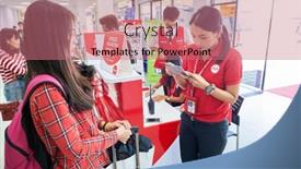  Presentation with cities - Theme having pattaya-thailand-february-26-2016 background and a coral colored foreground