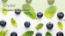  Presentation with blueberries - 