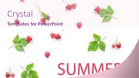  Presentation with harvest - Presentation theme enhanced with pattern-of-fresh-organic-raw background and a lemonade colored foreground