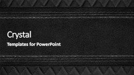  Presentation with leather - Theme featuring pattern of leather background background and a dark gray colored foreground