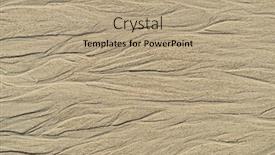  Presentation with erosion - Presentation design having pattern-of-sand-erosion-make background and a coral colored foreground