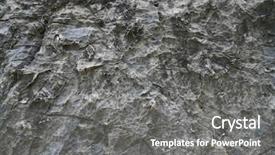  Presentation with pattern - Amazing slide deck having pattern of seamless rock texture backdrop and a gray colored foreground