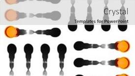  Presentation with high quality - PPT theme consisting of pattern-of-top-view-sand background and a light gray colored foreground