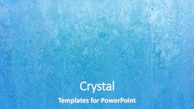  Presentation with ice frozen - Slides featuring pattern on a frosty glass background and a teal colored foreground