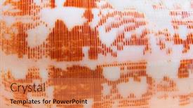  Presentation with sea shell - PPT theme enhanced with pattern-on-a-small-shell background and a coral colored foreground