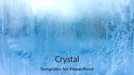  Presentation with ice frozen - Slide deck having patterns extreme north low temperature background and a light blue colored foreground
