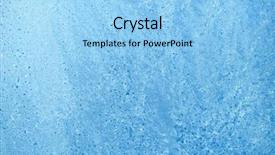  Presentation with winter blue - Audience pleasing theme consisting of patterns extreme north low temperature backdrop and a light blue colored foreground