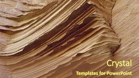  Presentation with patterns - Colorful PPT layouts enhanced with patterns in rock backdrop and a tawny brown colored foreground