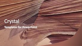  Presentation with patterns - PPT layouts featuring patterns in rock background and a tawny brown colored foreground