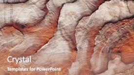  Presentation with patterns - Colorful PPT layouts enhanced with patterns in rock backdrop and a coral colored foreground