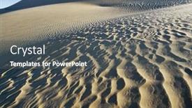  Presentation with patterns - Slides enhanced with patterns-in-the-sand background and a dark gray colored foreground