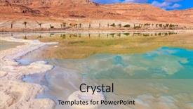  Presentation with patterns - Amazing presentation design having patterns lowering the water level backdrop and a soft green colored foreground