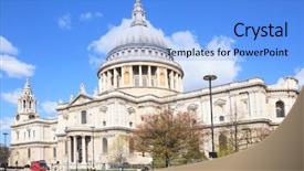  Presentation with paul - Audience pleasing slides consisting of paul cathedral with london bus backdrop and a  colored foreground