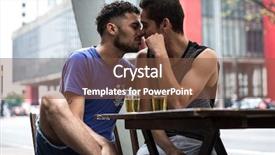  Presentation with pub - Cool new theme with paulista avenue sao paulo brazil backdrop and a tawny brown colored foreground