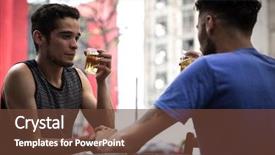  Presentation with pub - Amazing slide deck having paulista avenue sao paulo brazil backdrop and a tawny brown colored foreground