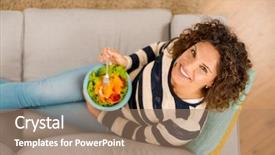  Presentation with pause - Beautiful theme featuring pause - top view of a beautiful backdrop and a coral colored foreground