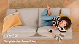  Presentation with pause - Amazing presentation having pause - top view of a beautiful backdrop and a coral colored foreground