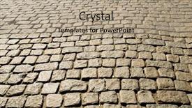  Presentation with paving - Cool new presentation theme with paved with the cobble stones backdrop and a coral colored foreground