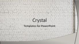  Presentation with wall street - Slide deck enhanced with pavement design - urban background empty street wall background and a light gray colored foreground