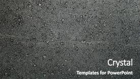  Presentation with texture of the soil soil - Presentation theme enhanced with pavement road - asphalt tar tarmac texture background and a dark gray colored foreground