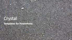  Presentation with asphalt pavement - PPT layouts consisting of pavement road - asphalt texture background and a gray colored foreground