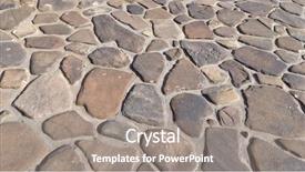  Presentation with pathway - Beautiful PPT layouts featuring pavers - random shape stone paver hardscape backdrop and a  colored foreground