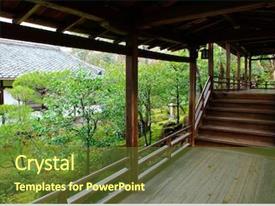 Pavilion In Japan PPT template 87 | CrystalGraphics
