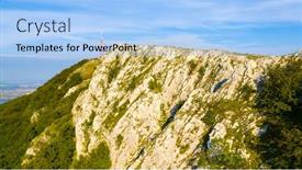  Presentation with czech republic - Cool new PPT layouts with pavlov-hills-in-palava-nature backdrop and a light blue colored foreground