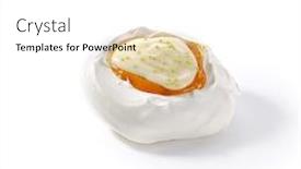  Presentation with mango fruit - Slide deck featuring pavlova-dessert-with-mango-puree background and a white colored foreground