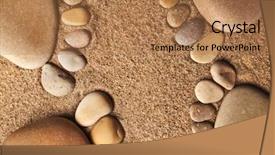  Presentation with feet - Colorful presentation theme enhanced with paw print - trace bare feet made backdrop and a coral colored foreground