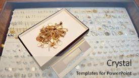  Presentation with jewelry - Cool new presentation theme with pawns - jewelry store shop indoors backdrop and a  colored foreground