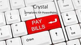  Presentation with pay - PPT layouts consisting of pay bills key in place background and a light gray colored foreground