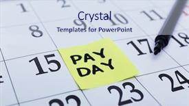  Presentation with science concept painted black brain - Cool new theme with payday concept calendar with black backdrop and a sky blue colored foreground