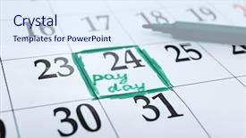  Presentation with annual cycle green mayan calendar - Amazing presentation having payday concept calendar with green backdrop and a sky blue colored foreground