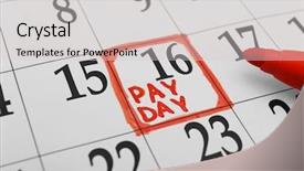  Presentation with data mining data minig concept - Colorful slide set enhanced with payday concept calendar with orange backdrop and a light gray colored foreground