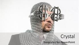  Presentation with danone supply chain - Theme with payday man with medieval chain background and a light gray colored foreground