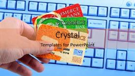  Presentation with credit card fraud - Colorful presentation theme enhanced with gay - couple red web glossy icon backdrop and a coral colored foreground